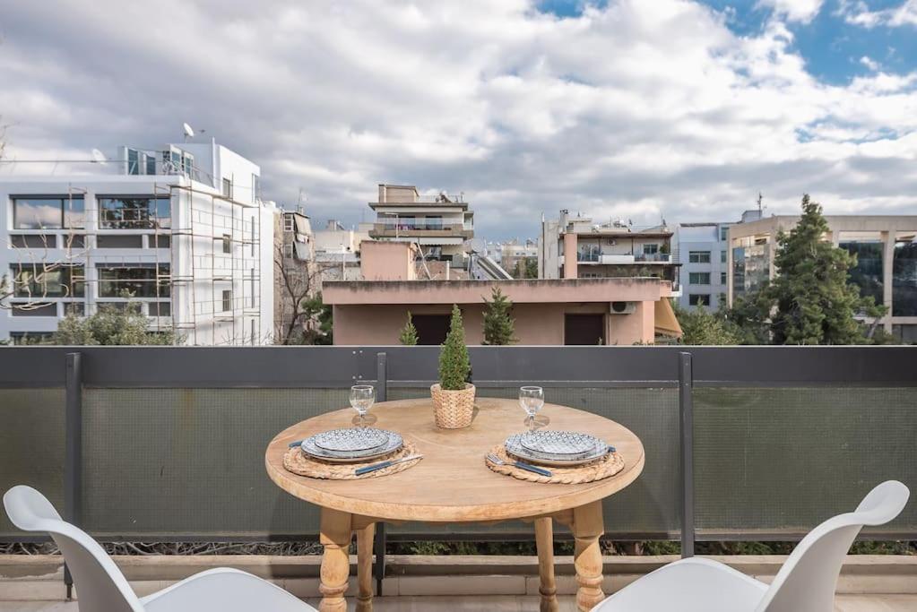 Open -View Apartment, Ygeia Hospital Athene Buitenkant foto